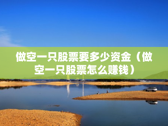 做空一只股票要多少资金（做空一只股票怎么赚钱）