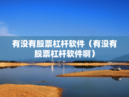 有没有股票杠杆软件（有没有股票杠杆软件啊）