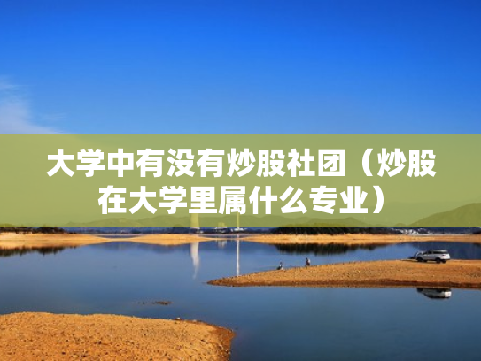 大学中有没有炒股社团（炒股在大学里属什么专业）