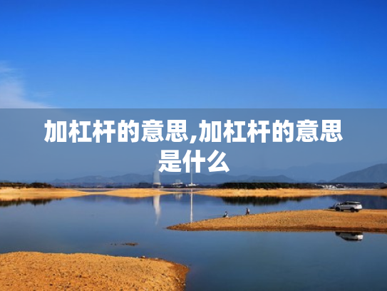加杠杆的意思,加杠杆的意思是什么