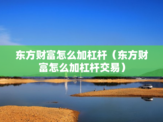 东方财富怎么加杠杆（东方财富怎么加杠杆交易）