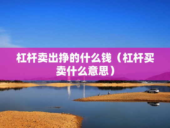 杠杆卖出挣的什么钱（杠杆买卖什么意思）