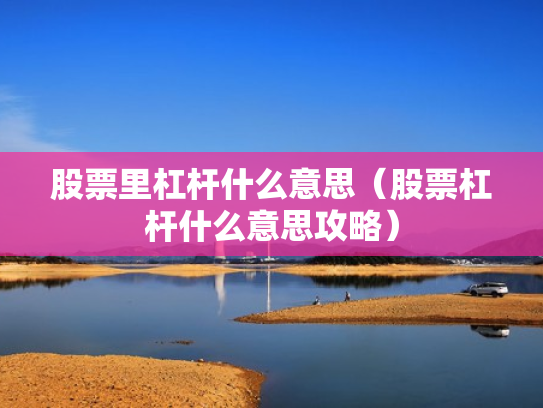 股票里杠杆什么意思（股票杠杆什么意思攻略）